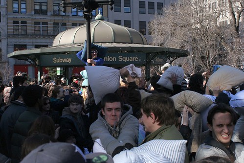 Faces - Pillow Fight NYC 2007