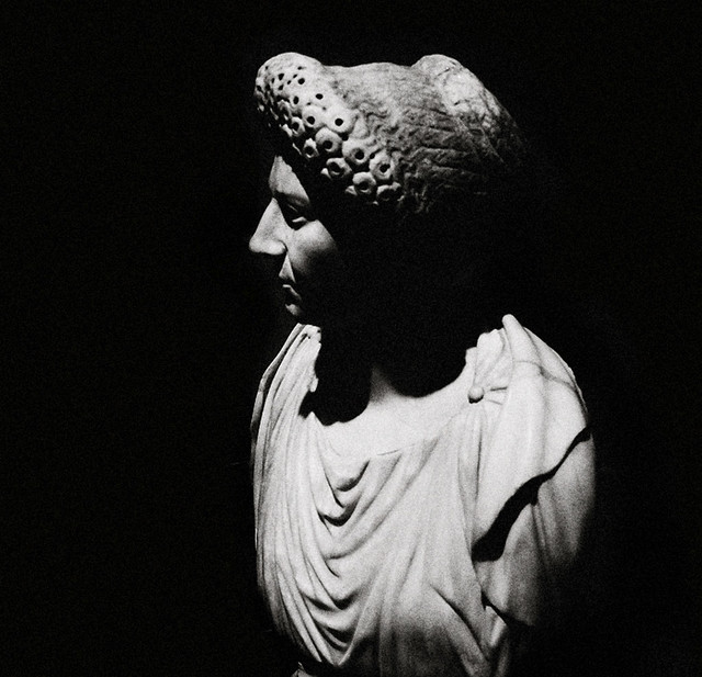Imperial Rome Exhibit , Fernbank - Bust of a Flavian Woman