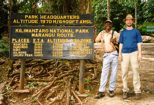 Marangu Route Altitudes