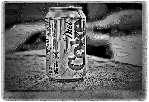 "Monochrome Diet Coke" courtesy of C. J. Vizzone on Flickr.