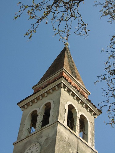 Church tower near Miran, Slovenia