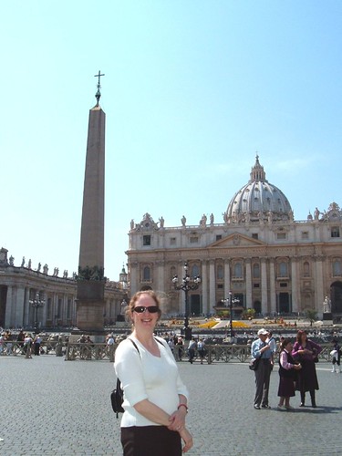 Sue in St. Peter's Square
