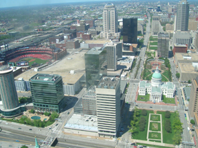 Downtown Snippet from atop the Arch