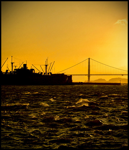 golden gate bridge sunset. Down at Pier 39, I couldn#39;t resist this sunset behind the golden gate bridge