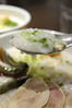塩鶏と皮蛋の粥, 粥麺茶房, 新宿三越