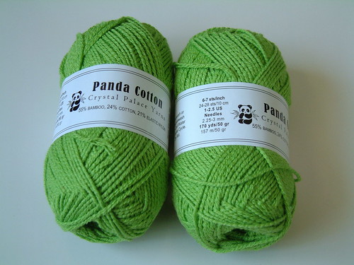 Panda Cotton- Sprite Green