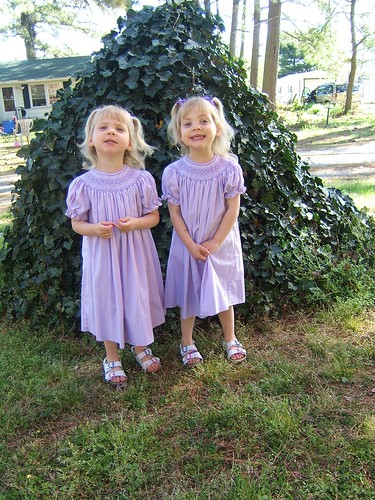 purple smocked dresses