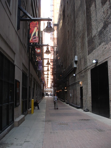Couch Place, looking east