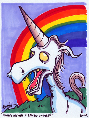 pictures of rainbows and unicorns. Zombie Unicorns 3: Rainbow of