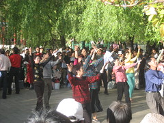 dancers in the park