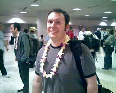 Scott and His Lei