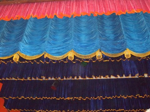Stage upper decorations at mmk wedding 21 Apr 07