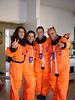 Els quatre astronautes.