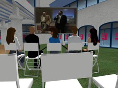 Gabetti Press Conference in Second Life