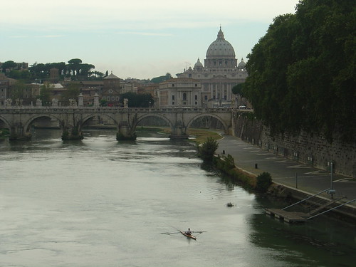 St. Peter from a bridge, Rome.JPG