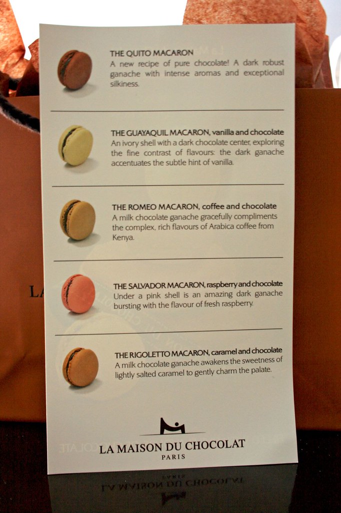 New Macaron Flavors @ La Maison du Chocolat!