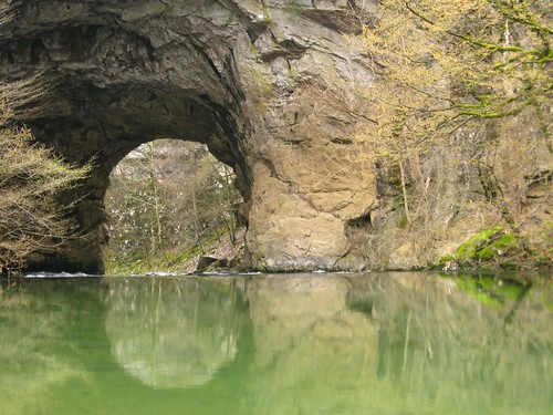 Natural arch in Rakov Skocjan, Slovenia