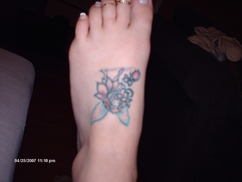 Ankle Fairy Tattoos