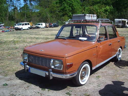 with former Eastern Bloc cars Wartburg Barkas Trabants and the like