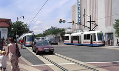 Rendering, streetcar service on Columbia Pike, Arlington and Fairfax Counties, Virginia