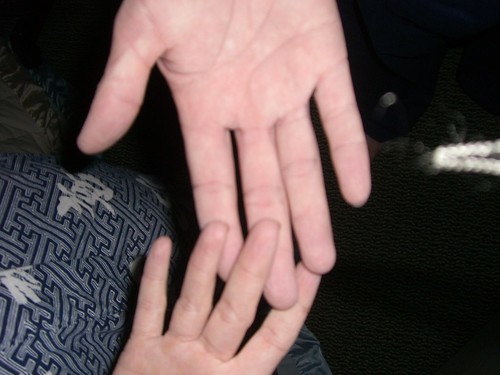 wrinkled hands