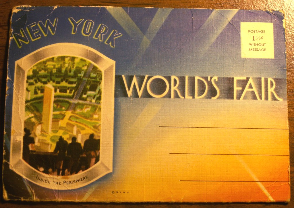 Front Cover, 1939 World's Fair Postcard Booklet