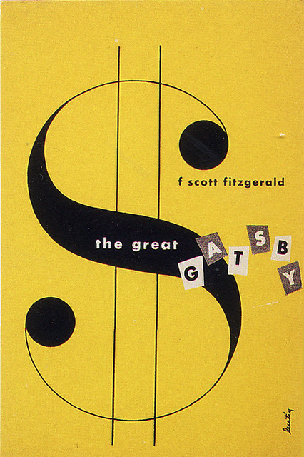 Alvin Lustig, The Great Gatsby, cover, 1945