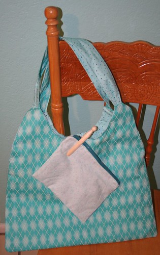 argyle spring swing bag & pouch