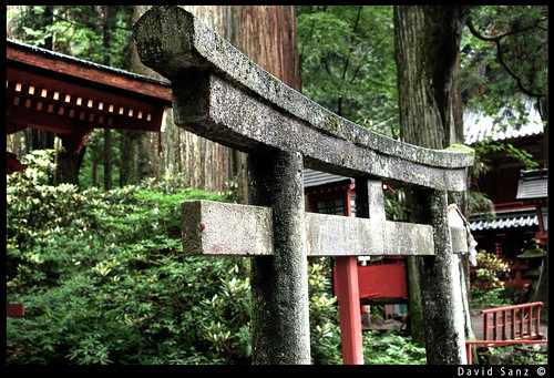 日光の石鳥居 Nikko Stone Torii
