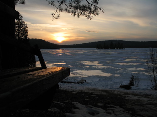 Purdy Lake sunset view