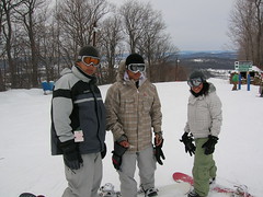 The cool expert snowboarders!