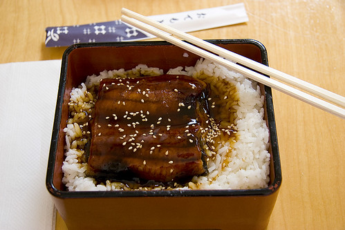 Unagi Donburi (eel over rice)