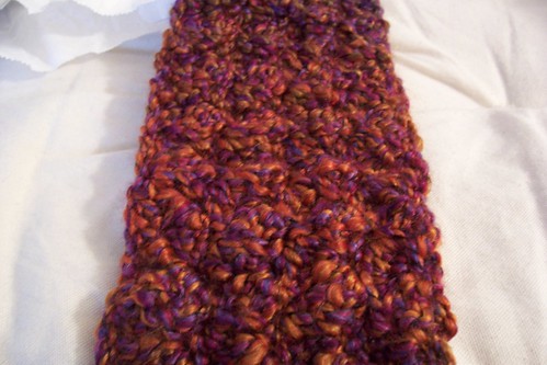 snuggly scarf close-up