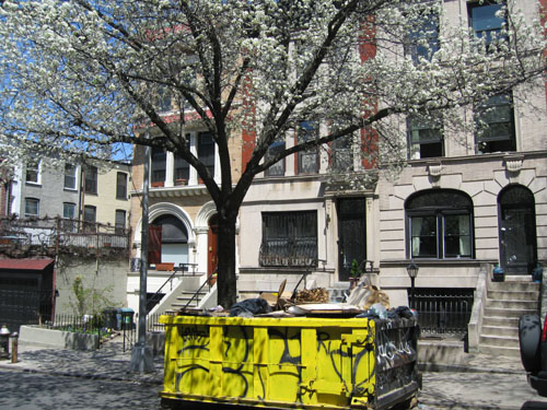 Spring with Dumpster