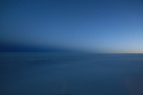 Sunset at 29,000 feet