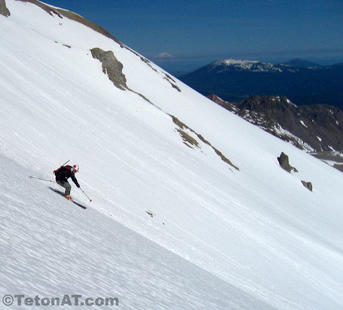 Reed skis Mount Lassen