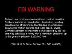 FBI WARNING