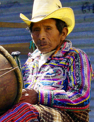 Mayan drummer