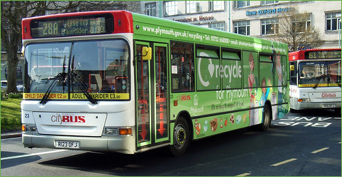 023 R123OFJ Plymouth Citybus