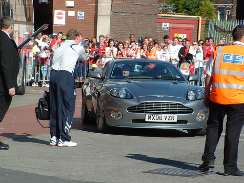 Wayne Rooney In The Car