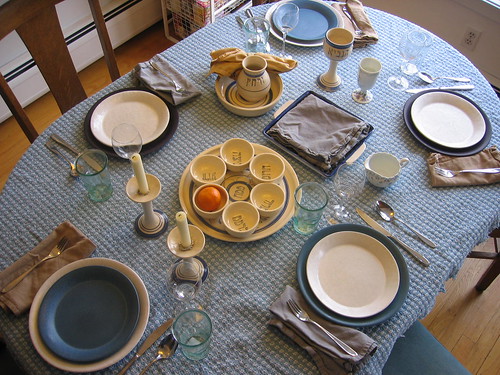 Seder Table 2