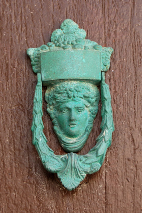 Naxos Kastro head door knocker