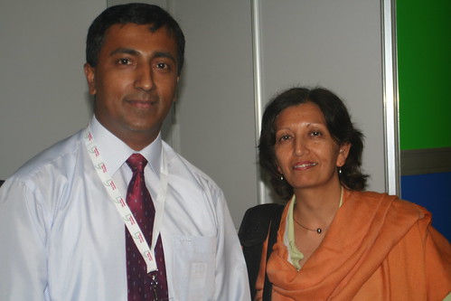 Jayshree and Fijian colleague