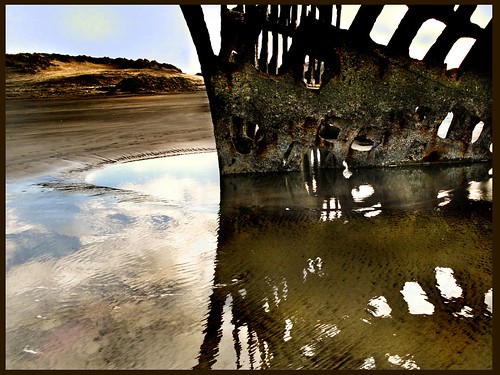 shipwreck reflection