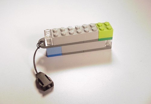 Two Stacked Lego thumb drives.
