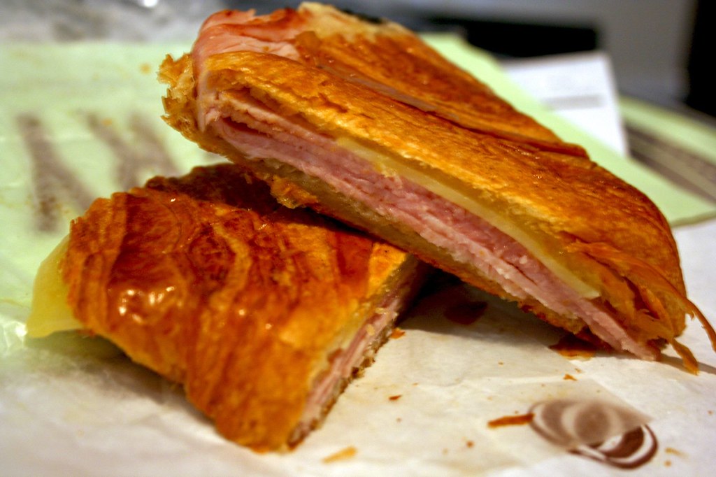 Pressed Ham and Cheese Croissant