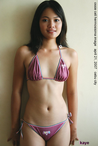 Sweet Bikini Asian Model Kaye posing for a shot