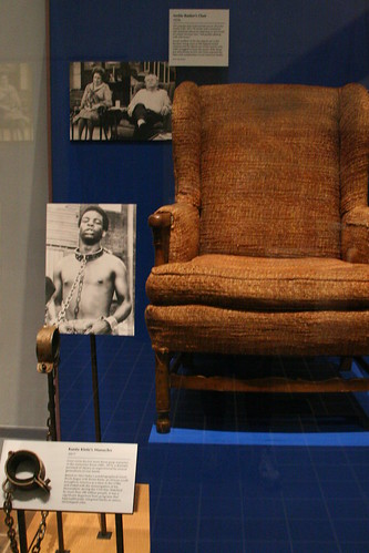 Archie's Chair with Kunta Kinte's Shackles....coincidence??