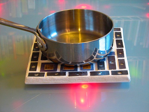 Computer Chip Trivet: Deployed and Ready For Action!