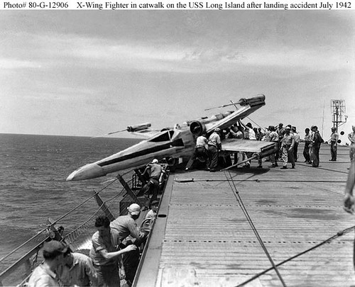 Star Wars - X Wing Crash Circa 1942. Evidence of a real life X-Wing crash in 